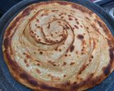 A picture of step 5 of Lacha paratha.