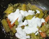 A picture of step 4 of Avial Kerala Style.