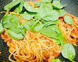 Gambar langkah 6 resipi 👩‍🍳Spaghetti Bolognese Goreng.
