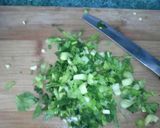 Foto del paso 10 de la receta: Filetes de cerdo encebollado con arroz al cilantro y apio