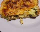 Une image de l'étape 5 de Quiche aux fruits de mer et champignons.