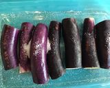 A picture of step 1 of California Farm Scalloped Aubergine/Eggplant Dish.