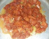 A picture of step 2 of Chikhen phuljhri pratha roll.