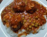 Foto del paso 7 de la receta: Albóndigas de carne y aceitunas