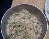 A picture of step 3 of Stuffed Baingan.
