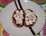 Foto del paso 2 de la receta Tostadas con paté de aguacate & remolacha, champiñones y anchoas