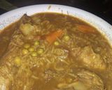 A picture of step 2 of Chicken pasta soup.