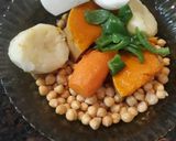 Foto del paso 2 de la receta: Hamburguesa de garbanzos y zapallo