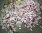 A picture of step 2 of Manipuri Mangal ooti.