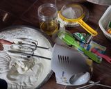 Foto langkah ke 1 dari resep Rainbow cake😉.