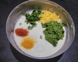 A picture of step 3 of Corn spinach pan handvo.