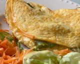 Foto del paso 7 de la receta: 🥚 Omelette de espárragos y queso de cabra 🥚