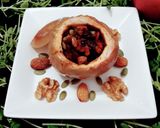 รูปขั้นตอนการทำที่ 3 ของ 🍎แอปเปิ้ลอบกับธัญพืชและลูกเกด🍎(baked apples with whole grain & raisins)🍎