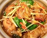 Hình bước làm 2 của món Gà kho dầu hào.