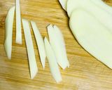 A picture of step 1 of A magical treat with Maggi and peri peri potato fries.