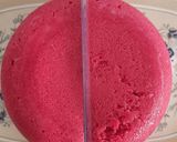 A picture of step 5 of Eggless Microwave Red Velvet Cake.