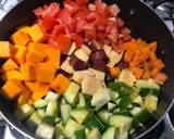 Foto del paso 1 de la receta: Technicolor II(sopa de vegetales varios)
