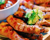 รูปขั้นตอนการทำที่ 4 ของ หมูย่างปลาร้า+ข้าวจี่ชุบไข่#รักบ้านเกิด
