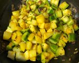 A picture of step 3 of Jhinge Aloo Posto (Ridge Gourd & Potato in Poppy Seeds Gravy - Bengali Style).