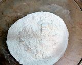 A picture of step 1 of Dough for pizza/bun.