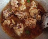 A picture of step 4 of Chicken Mattar Pualo 😍😍.
