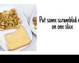 A picture of step 6 of Toasted bread and egg.