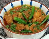 A picture of step 5 of Chili Desi chicken.