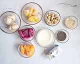 Foto langkah ke 1 dari resep Tropical Chia Seed Smoothies #AstagaNaga.