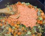 A picture of step 1 of Vegan ragu with lentils sauce base 🌿.