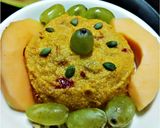 A picture of step 2 of Fruits Halwa.