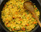 A picture of step 8 of Vegetable Pulao.
