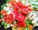 A picture of step 7 of Mixed Veg Pulao.