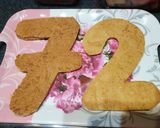 Une image de l'étape 5 de Numbers cakes génoises.
