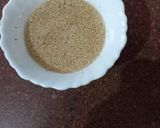 A picture of step 1 of Khus Thandai (milkshake).