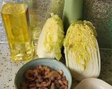 Hình bước làm 1 của món Cải thảo xào tôm