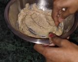 A picture of step 2 of Bajra healthy cookies.