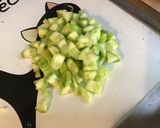 Une image de l'étape 3 de Salade composée (chou rouge,scarole,tomate et concombre).