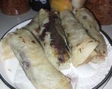 Foto langkah ke 5 dari resep Lumpia Pisang Coklat.