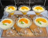 A picture of step 4 of Peach Panna Cotta:.