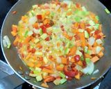Une image de l'étape 1 de Crumble de légumes.