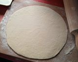 A picture of step 7 of Flat bread with carrot egg sauce.