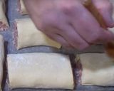 A picture of step 5 of Sausage Rolls.