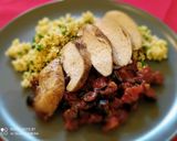 Sült csirke petrezselymes kölessel és mediterrán raguval GM recept fázis 3 fotója
