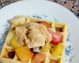 Foto del paso 13 de la receta: Waffles con ensalada de frutas y helado