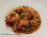 Foto del paso 9 de la receta: Arroz caldoso con coliflor, guisantes y chistorra