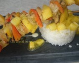 Foto del paso 7 de la receta: Brochetas de pollo y mango receta ligera