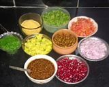 A picture of step 3 of Chana Puri Chat.