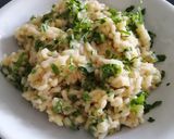 A picture of step 10 of 312 🍚Creamy Asparagus and Arugula Risotto 🌱.