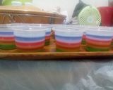 Foto langkah ke 4 dari resep Rainbow puding.
