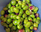 Foto del paso 4 de la receta: Aceitunas gordales en un aliño de hierbas aromáticas infusionada
